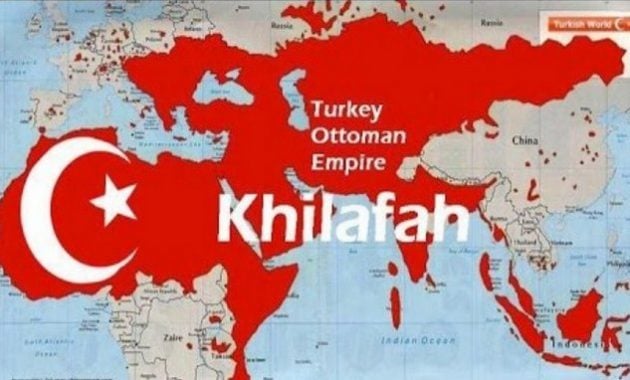 Peta kekuasaan Turki Ustmani